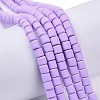 Polymer Clay Bead Strands CLAY-T001-C15-1