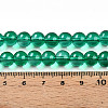 Baking Paint Transparent Glass Beads Strands DGLA-N006-8mm-09-4