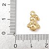 Christmas Alloy with Crystal Rhinestone Charms FIND-G102-02G-01-4