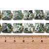 Natural Green Spot Jasper Beads Strands G-F839-A23-01-3