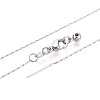 Brass Boston Link Chain Necklaces NJEW-B119-01P-2