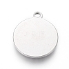 Tarnish Resistant 304 Stainless Steel Pendant Cabochon Settings LS-STAS-G214-07P-2