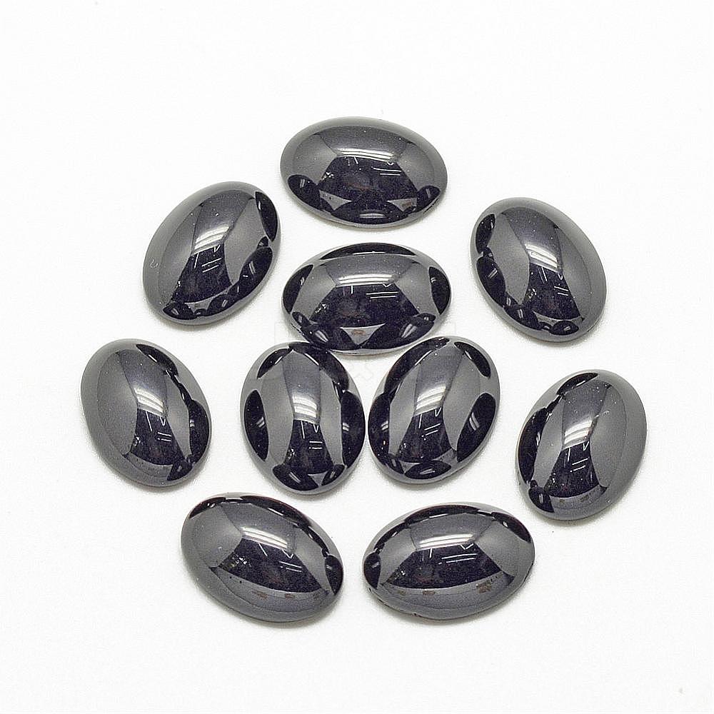 Wholesale Natural Black Stone Cabochons - Jewelryandfindings.com