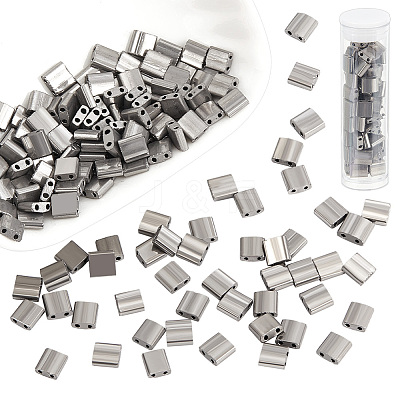 140Pcs Electroplated Glass Seed Beads SEED-NB0002-07A-1