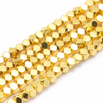 Electroplate Non-magnetic Synthetic Hematite Beads Strands G-L485-10B-G-1