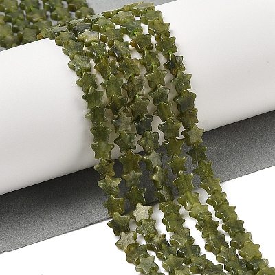 Natural Chinese Jade Southern Jade Beads Strands G-H087-C04-01-1