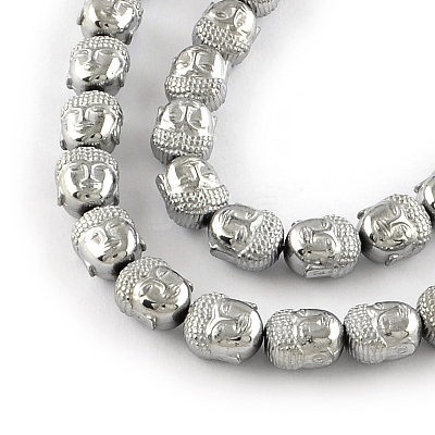 Electroplated Non-magnetic Synthetic Hematite Beads Strands G-R259-47H-1