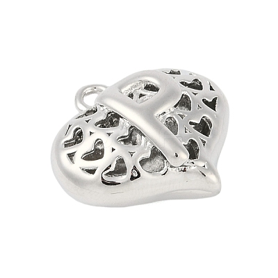 Hollow Brass Pendants for Valentine's Day KK-M289-03P-P-1