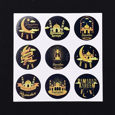 Lesser Bairam Theme Paper Stickers DIY-L063-A05-1