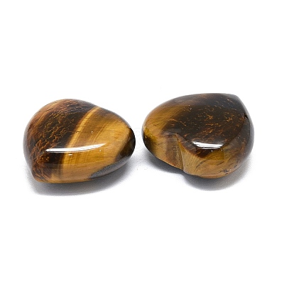 Natural Tiger Eye Heart Love Stone LS-G-H268-F03-1