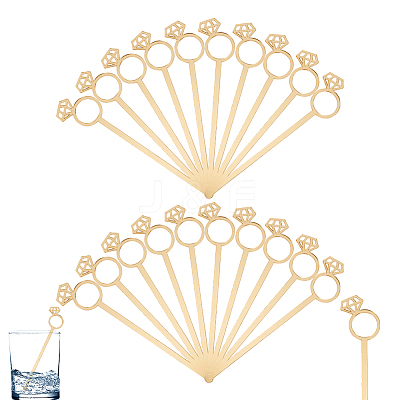 20Pcs Transparent Acrylic Stirring Rods MACR-GO0001-10-1
