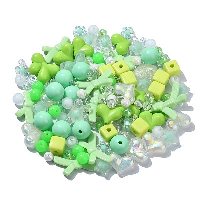 About 150pcs DIY Acrylic & Plastic Beads Jewelry Making Finding Kit DIY-CJ0002-33-1