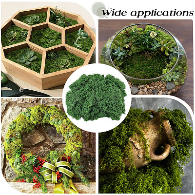 Polyester Artificial Moss DIY-CN0003-92A-1