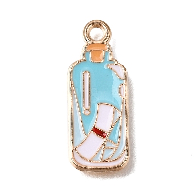 Alloy with Enamel Pendants AL-CBA9E11-03KCG-21-1