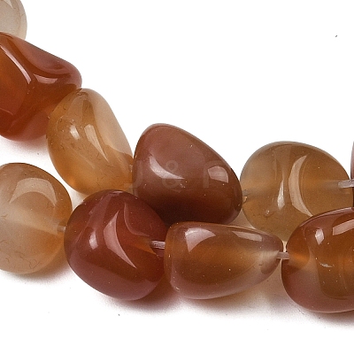 Natural Red Agate Beads Strands G-L630-F01-01G-1
