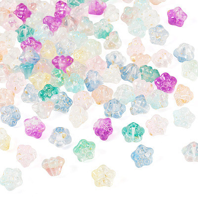 100Pcs Transparent Glass Beads GLAA-TA0004-27-1