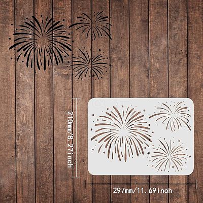 Large Plastic Reusable Drawing Painting Stencils Templates DIY-WH0202-162-1