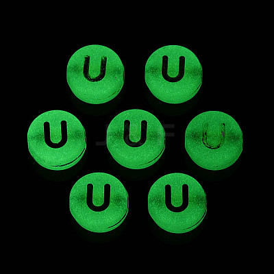 Luminous Frosted Acrylic Beads FACR-T008-02U-1