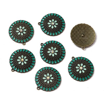 Alloy Enamel Pendants ENAM-WH0054-44C-1