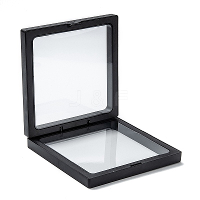 Square Transparent PE Thin Film Suspension Jewelry Display Stands LS-CON-D009-02B-02-1