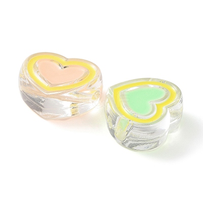 Transparent Acrylic Beads X-OACR-A029-03-1