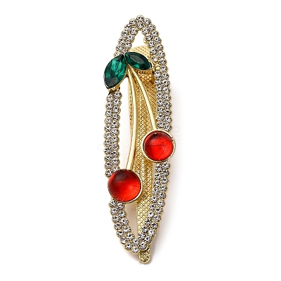 Cherry Golden Alloy Alligator Hair Clips PHAR-K006-04C-G-1