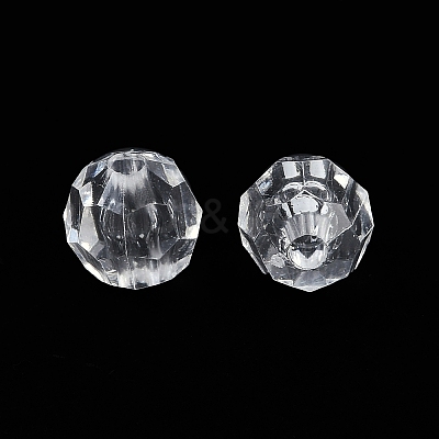 Transparent Acrylic Beads OACR-Q015-02B-1
