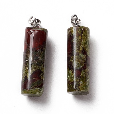 Natural Mixed Stone Pendants G-E135-02P-1