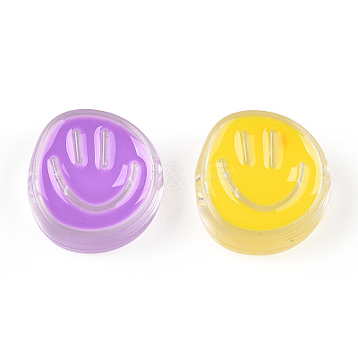 Transparent Acrylic Beads OACR-N137-35-1