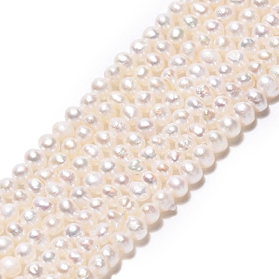 Natural Baroque Keshi Pearl Cultured Freshwater Pearl Beads Strands X-PEAR-N013-02J-1