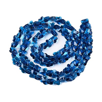Transparent Glass Beads GLAA-Q066-10mm-B08-1
