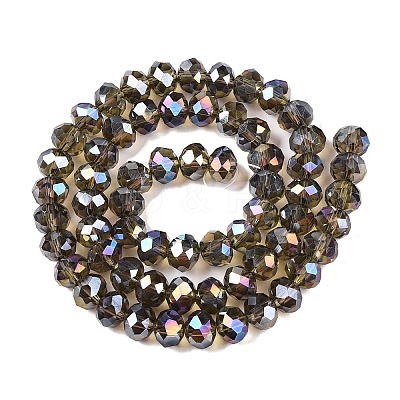 Electroplate Glass Beads Strands EGLA-A044-T8mm-B16-1