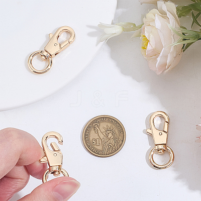 14Pcs Alloy Swivel Lobster Claw Clasps FIND-ME0002-61-1