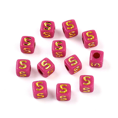 Plating Acrylic Beads OACR-N140-01A-S-1