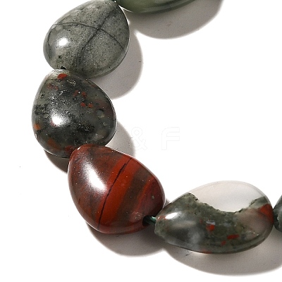 Natural African Bloodstone Beads Strands G-I377-A23-1