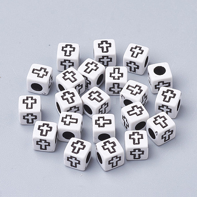 Craft Style Acrylic Beads MACR-Q226-01D-1