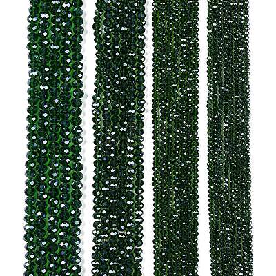Electroplate Glass Beads Strands EGLA-A044-T6mm-A24-1