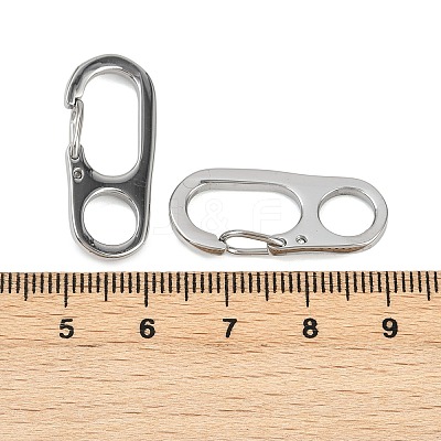 304 Stainless Steel Rock Climbing Carabiners STAS-B089-02B-P-1