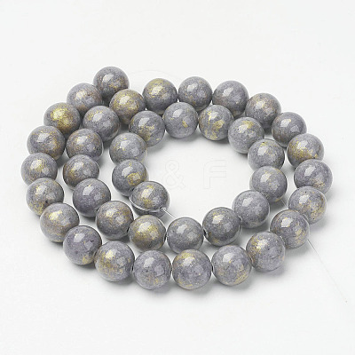 Natural Mashan Jade Beads Strands G-P232-01-A-10mm-1