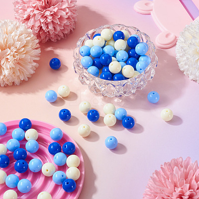 Opaque Acrylic Beads OACR-TAC0014-06G-1
