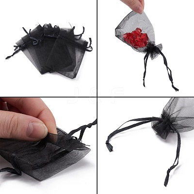 Organza Gift Bags with Drawstring X-OP-R016-7x9cm-18-1