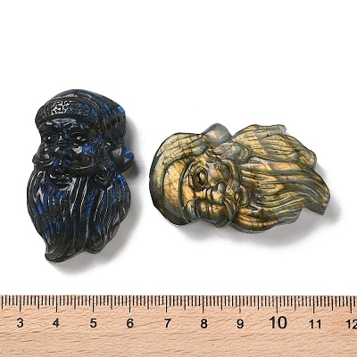 Natural Labradorite Cabochons G-I368-B02-1