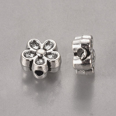 Tibetan Style Alloy 3D Flower Beads LS-LF0476Y-1