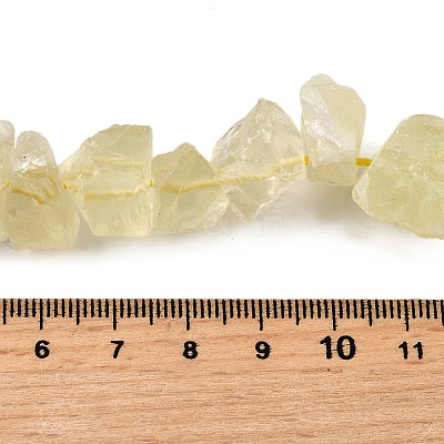 Natural Lemon Quartz(Heated) Beads Strands G-I283-F30-1