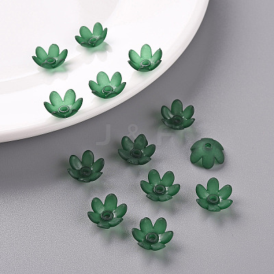 Frosted Acrylic Bead Caps MACR-S371-07A-735-1