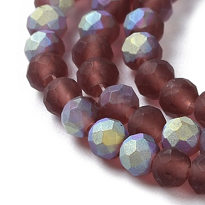 Imitation Jade Glass Beads Strands EGLA-YW0003-19B-10-1