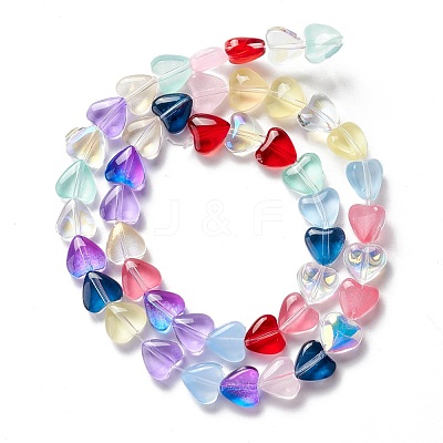 Transparent Glass Beads Strand GLAA-F112-01H-1