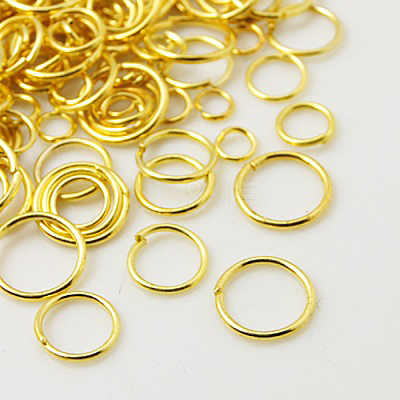1 Box Brass Open Jump Rings KK-X0059-G-B-1