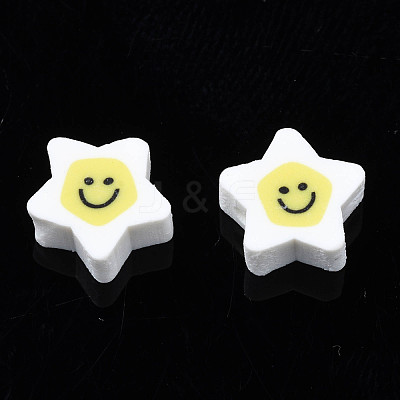Handmade Polymer Clay Beads CLAY-N011-45A-10-1