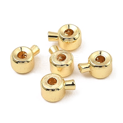 Brass Crimp Beads KK-Z030-17A-G-1